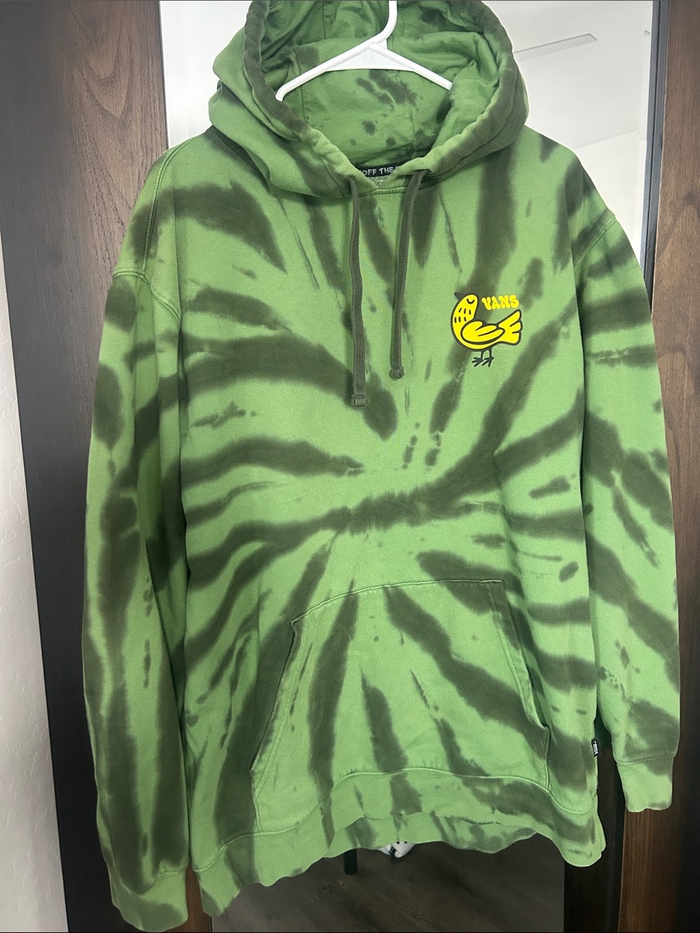 Vans Green Tie-Dye Hoodie Men’s XL
